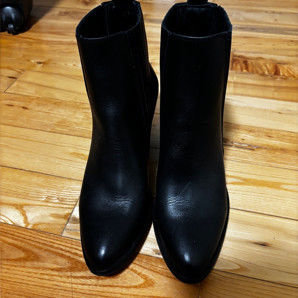 Clarks Sleek Black Ankle Booties